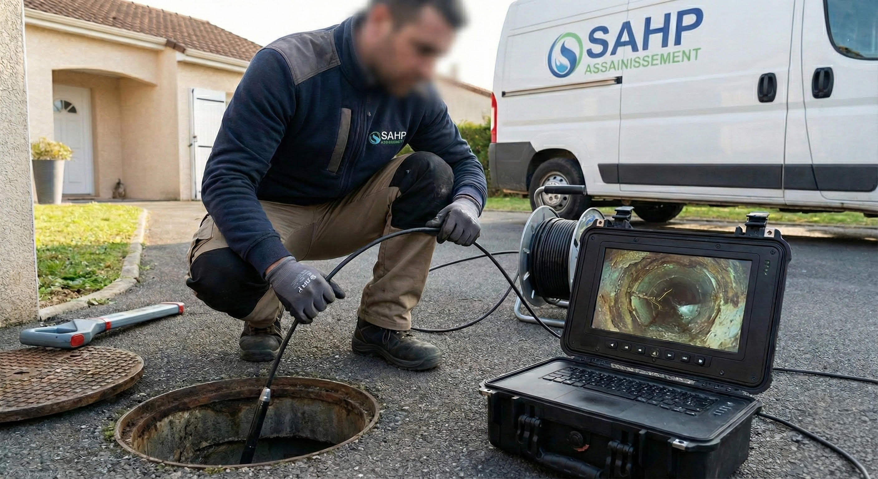 Inspection vidéo de canalisation par caméra SAHP